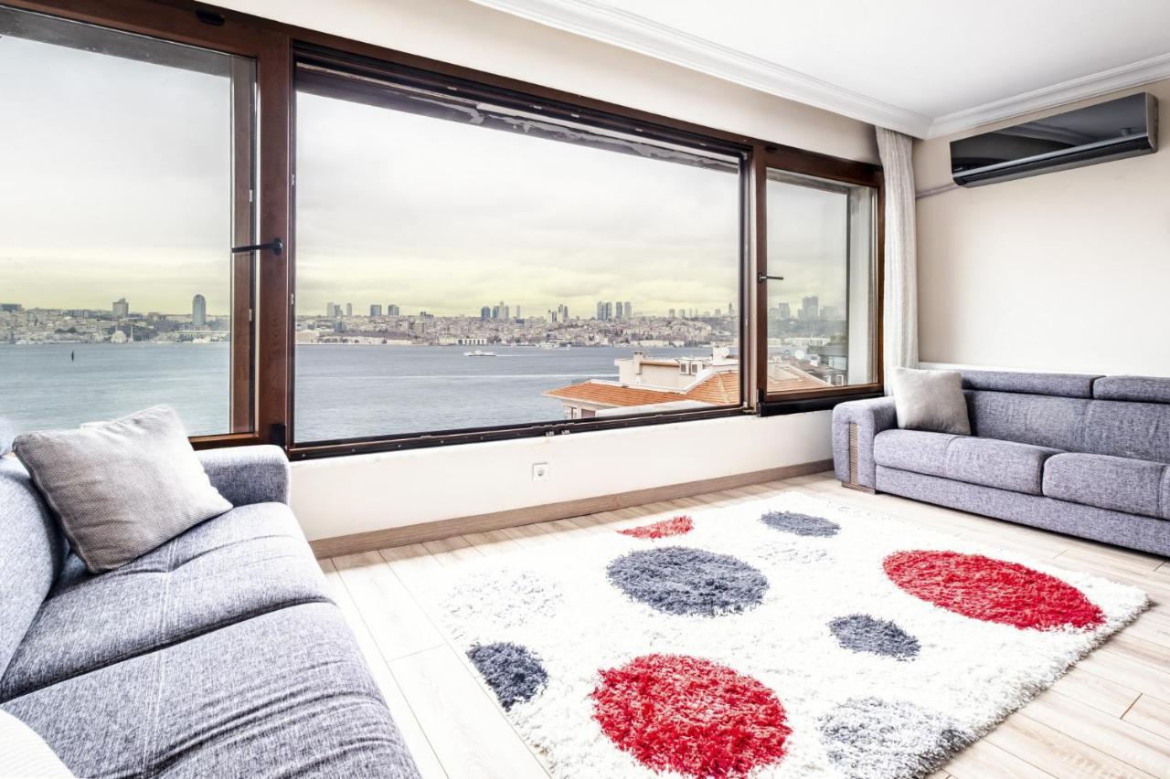 Апартаменты Flat With Sea View Near Uskudar Ferry Station Стамбул Экстерьер фото